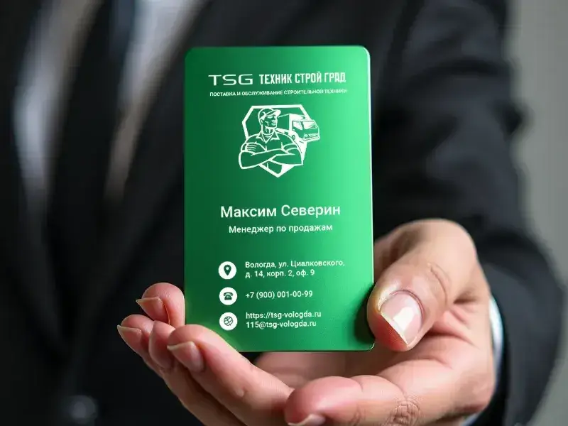 Визитка менеджера по продажам