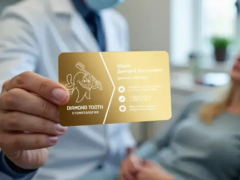 Визитка стоматолога